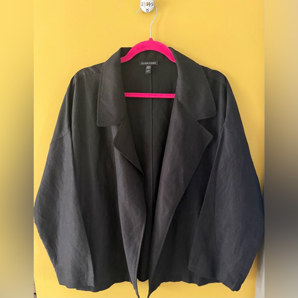Eileen Fisher Linen Blend Blazer